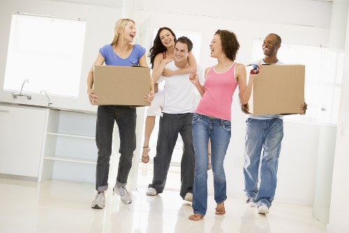 Commercial moving team planning a business relocation in Tooting