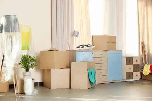 Commercial moving truck for business deliveries in Tooting