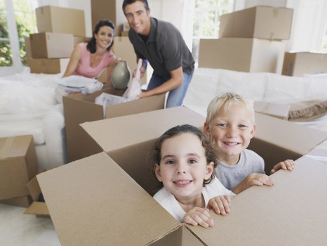Removal team preparing a home move in Tooting
