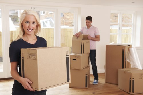 Professional movers loading household items for a Tooting relocation