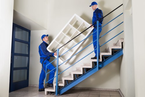 Removal team planning a house move in Tooting