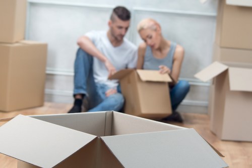 Boxes and protective wrap for flats and businesses in Tooting