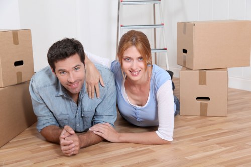 Local removals van serving student accommodation near Tooting Broadway