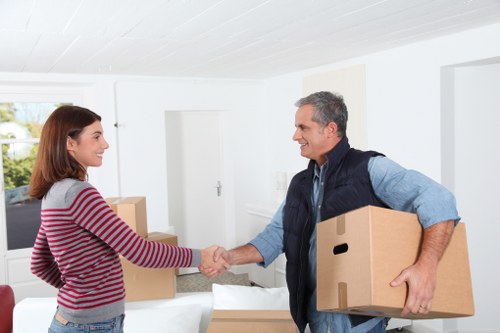 Local removal truck for flat and house moves in Tooting
