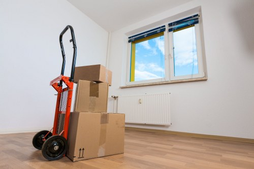 Local team removing bulky furniture from a Tooting property
