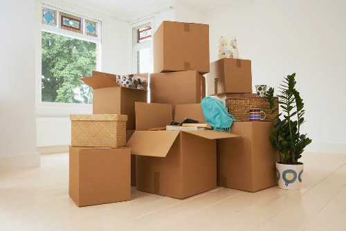 Careful loading of furniture and boxes for a Tooting apartment relocation
