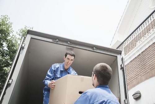 Local van service navigating residential streets near Tooting